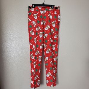 Suitmeister Santa Christmas Holiday Ugly Pants M